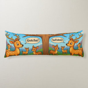 Doux Coussin de Corps de Cerf de Dessin Animé "Got