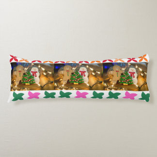 Doux Coussin de Corps de Noël en Pain d'Épice