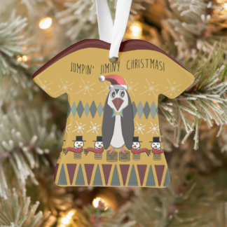 Doux de Noël moche Penguin Gold - Personnalisé