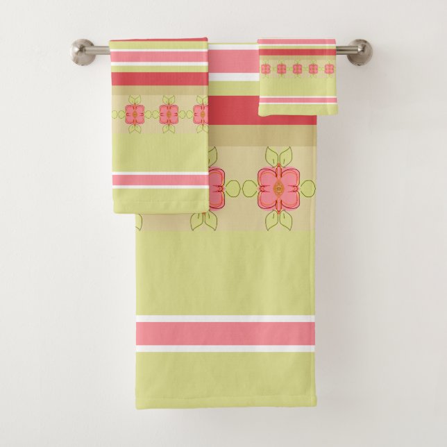 Doux Floral Accentué Motif (En situation)