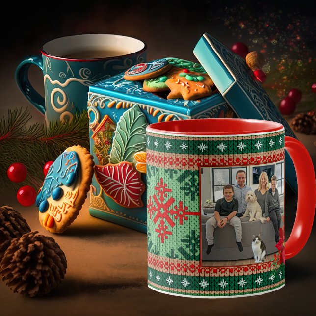 Doux moche Keepsaké de Noël Photo Mug (Créateur téléchargé)