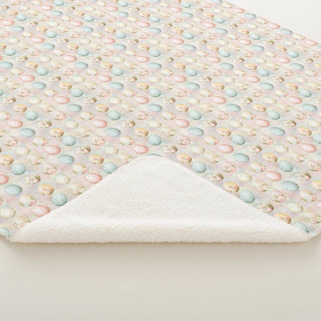 Doux Plaid Sherpa Œuf de Pâques (3/4)