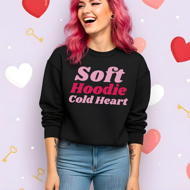 Doux Valentin Sweat à capuche doux Cold Heart Swea (Créateur téléchargé)