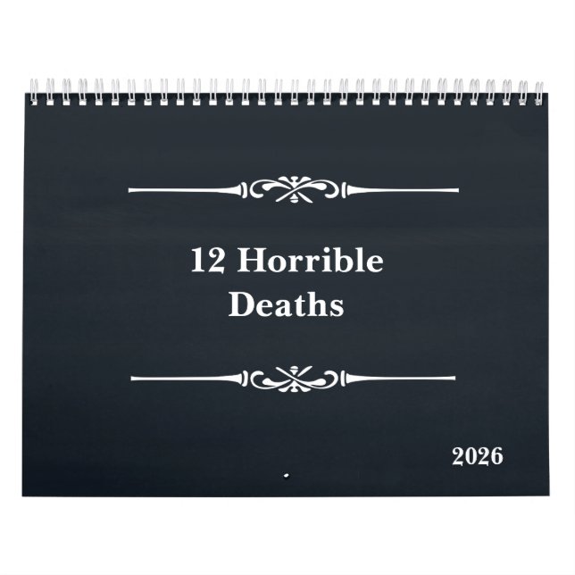 Douze Décès Horribles 2026 Calendrier (Protection)