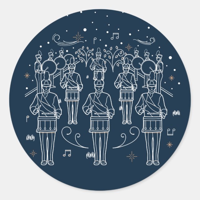 DOUZE JOUR DE NOËL / Stickers Noël (Devant)