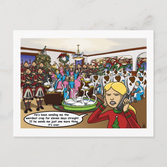 Douze jours de carte de Noël (Devant)