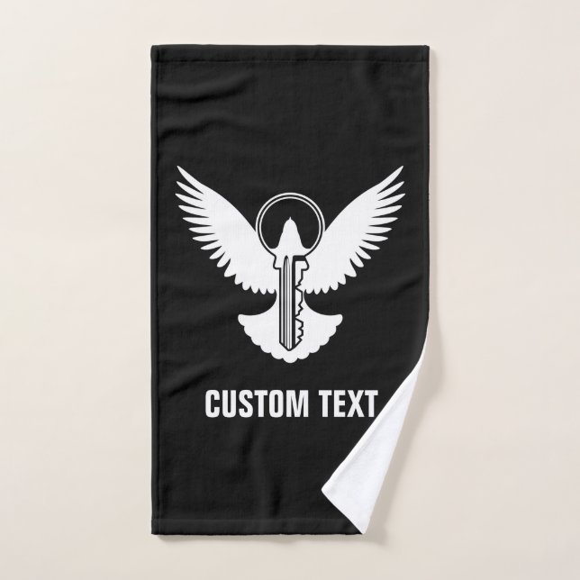 Dove avec clé (Serviette à main)