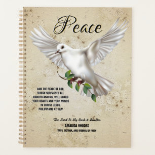 Dove de la paix Scripture personnalisée Verse