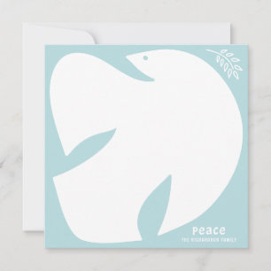 Dove of Peace - Carte de voeux de givre
