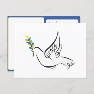 Dove of Peace faire-part et sauver la date