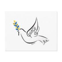 Dove of Peace faire-part et sauver la date