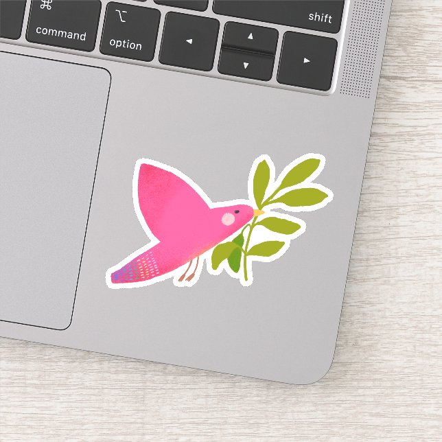 DOVE, STICKER SYMBOLE DE PAIX (Détail)