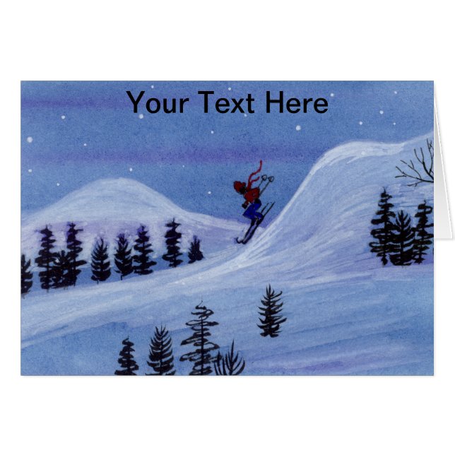Dowhill Skier (Devant horizontal)