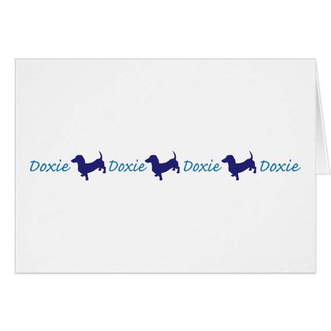 Doxie-Doxie-Doxie - Dachshund (Devant horizontal)