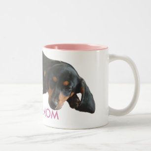 Doxie Maman Sleepy Puppy Mug