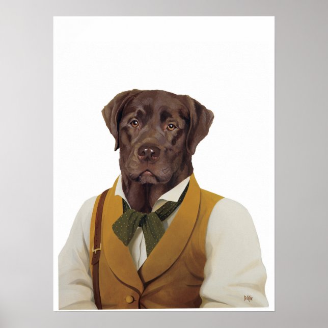 DR149 Labrador Retriever poster (Devant)