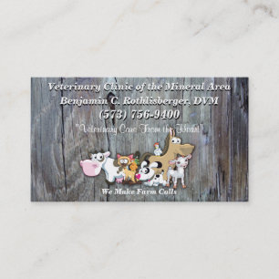 Dr Ben Carte de visite vétérinaire