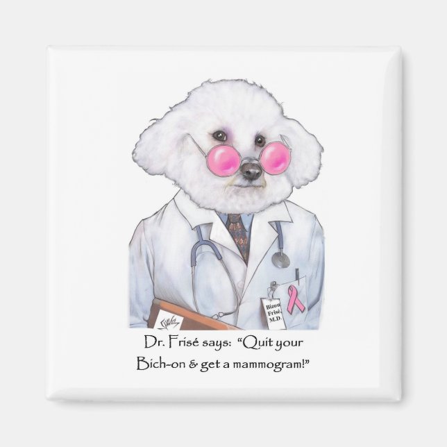 Dr Bizou Frise Magnet (Devant)