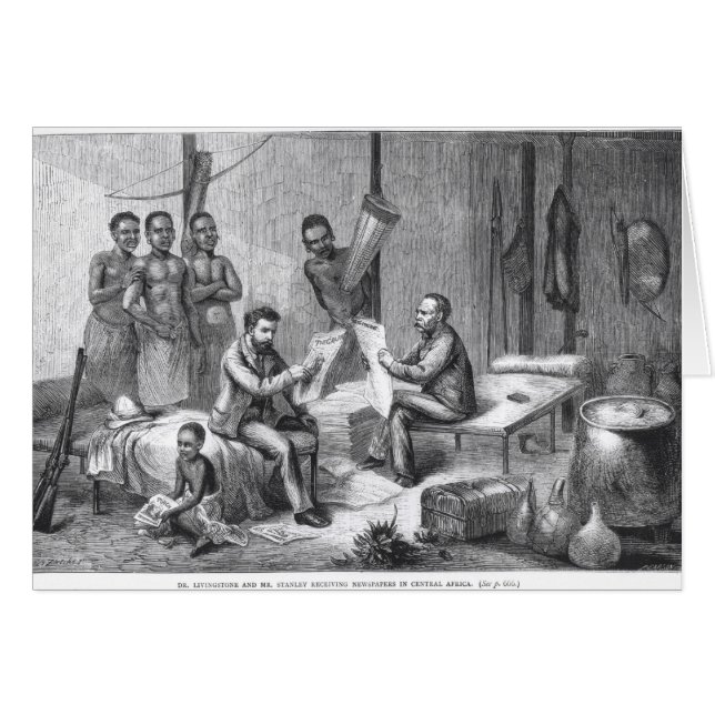 Dr. David Livingstone (1813-73) et M. Henry Mort (Devant horizontal)