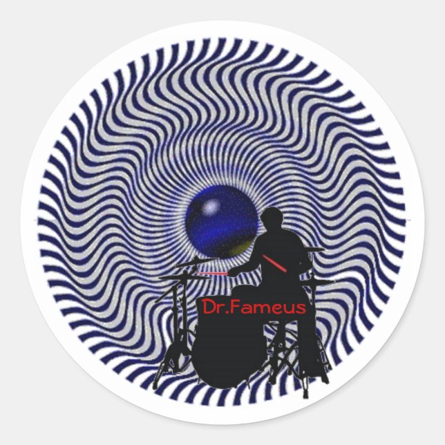 Dr. Fameus six autocollants 3in (Devant)