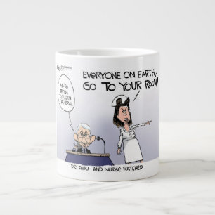 Dr Fauci Et Infirmière Ratchet Mug