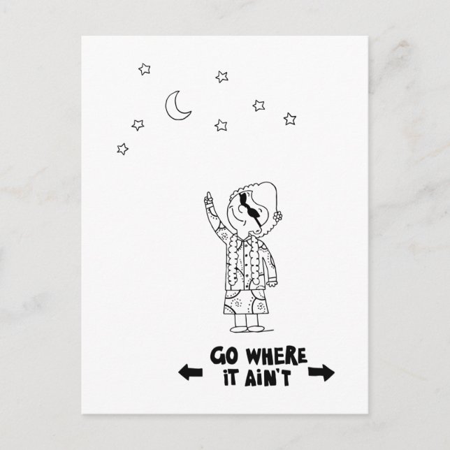 Dr Ida Rolf - Allez là où ce n'est pas Carte posta (Devant)