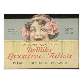 Dr. Miles Tablettes Laxatives Ephemera Photo Impri