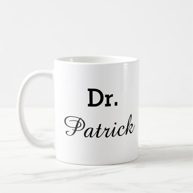 Dr Mug- Personnalisable Dr Mug (Gauche)