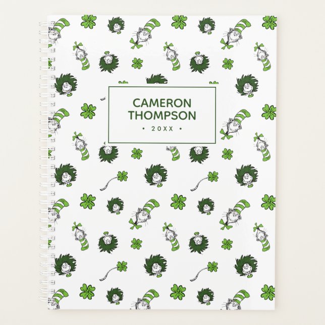 Dr Seuss | Chat dans le Motif Casquette Clover (Devant)