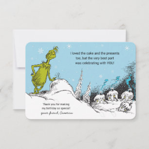 Dr. Seuss Grinch Hiver Anniversaire Merci