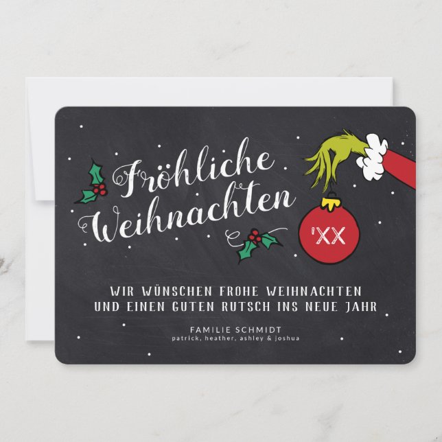 Dr. Seuss | Grinch - Joyeux Noël Photo (Devant)