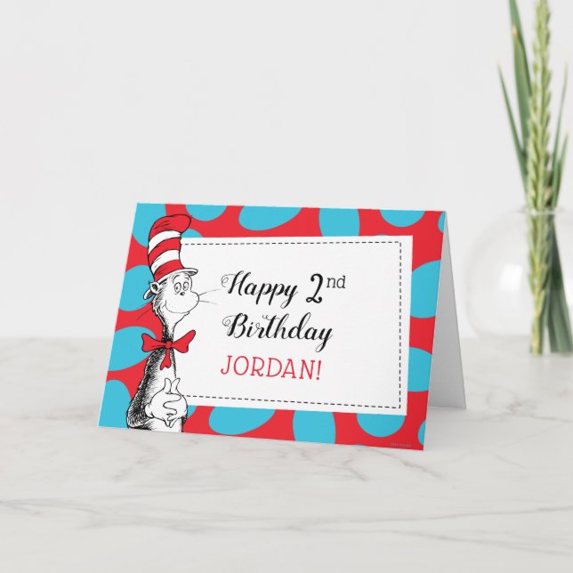 Dr. Seuss | Joyeux Anniversaire ! Carte (Devant)