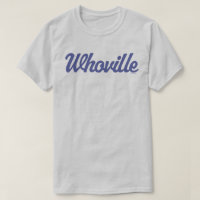 Dr Seuss | Who-ville Script Logo T-Shirt