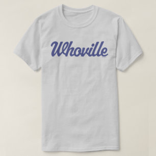 Dr Seuss Who-ville Script Logo T-Shirt
