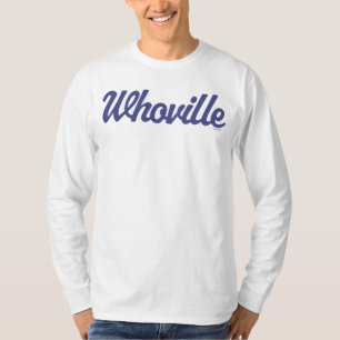 Dr Seuss Who-ville Script Logo T-Shirt