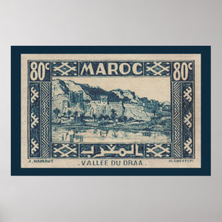 Draa Valley, Maroc - Poster