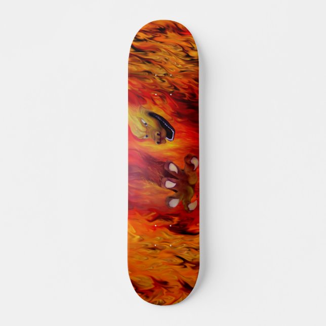 Drachenkralle - Red Dragon Skateboard (Devant)