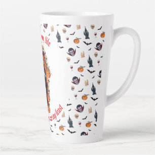 🧛 ‍ ♂️ Dracula Vampire Halloween Mug 🎃 Blanc
