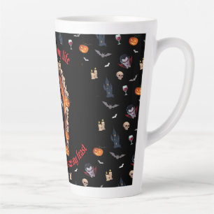🧛 ♂️ Dracula Vampire Halloween Mug 🎃 Noir ☕