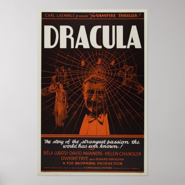 Dracula Vintage film poster (Devant)