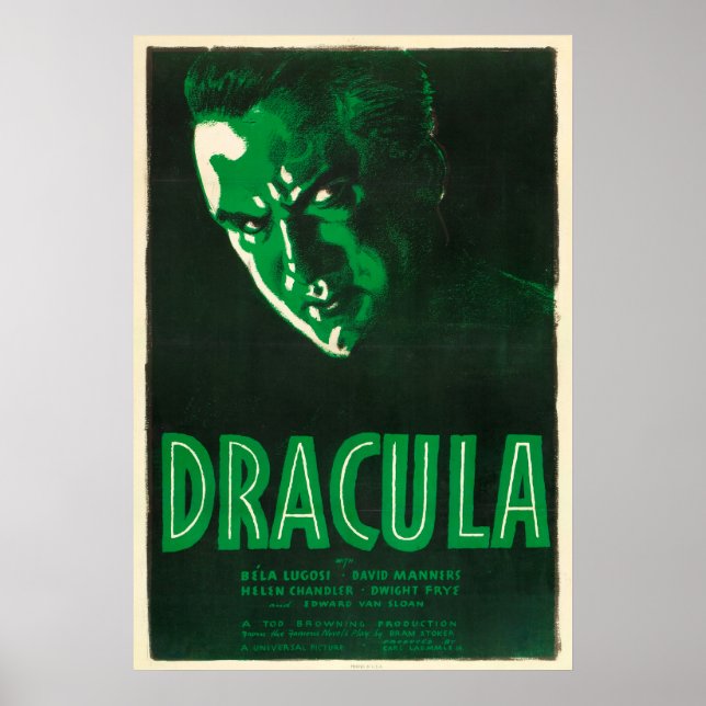 Dracula Vintage film poster (Devant)