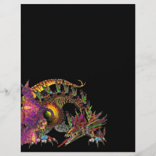 DRAGO / DRAGON D'OR FANTASY EN POURPRE ET NOIR