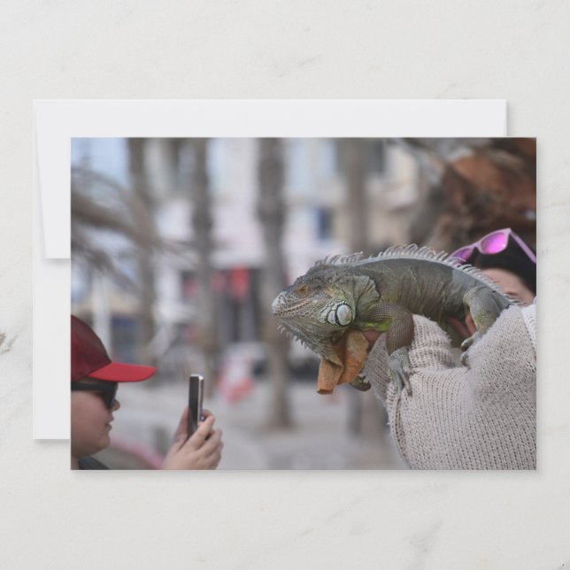 Dragon à boucle sur le front de mer Paphos carte p (Devant)