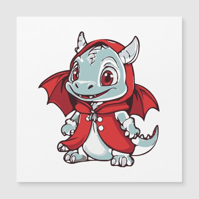 Dragon albinos en rouge (Devant)