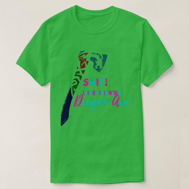DRAGON AX couleur ver Classic TShirt (Design devant)