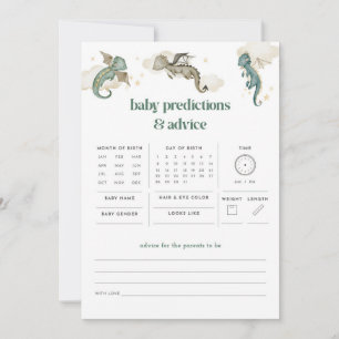 Dragon Baby Predictions & Conseils Baby shower Jeu