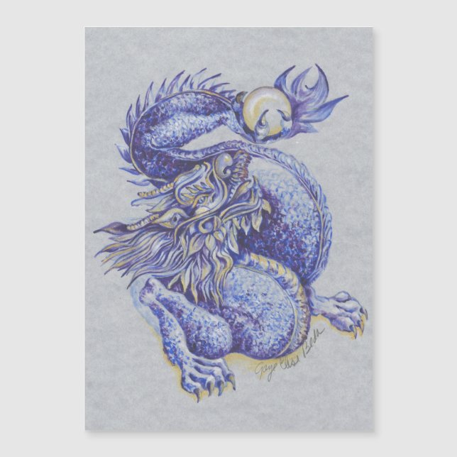 Dragon bleu (Devant)