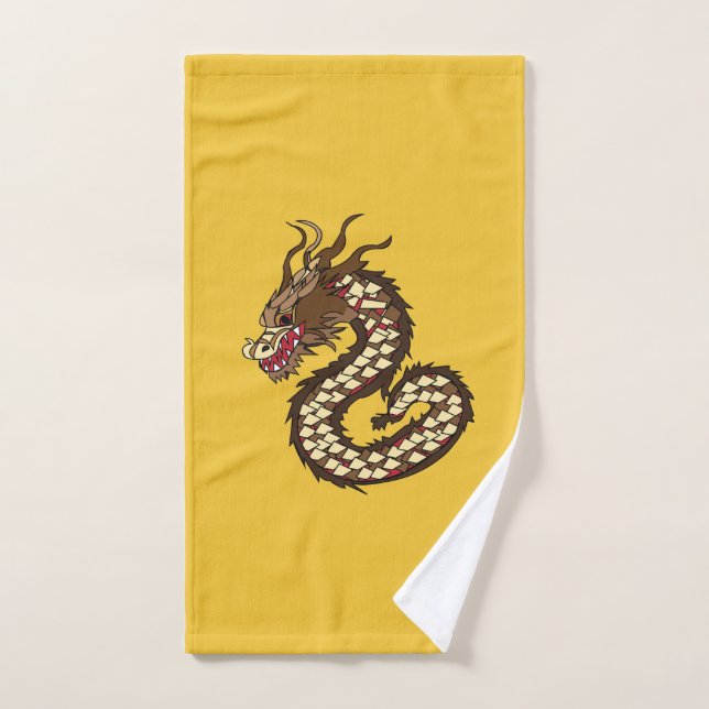 Dragon chinois (Serviette à main)