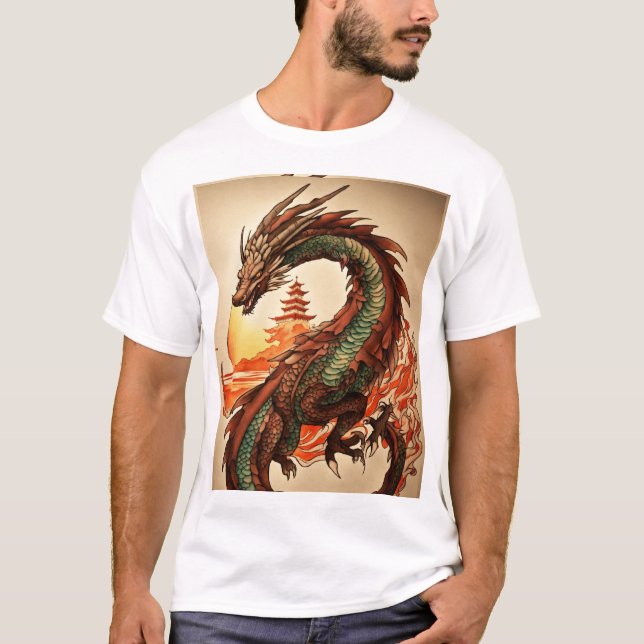 Dragon chuchotement; Mystical T-Shirt Collection" (Devant)