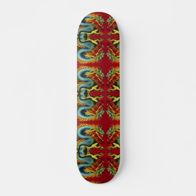 Dragon Circles 7 3/4" Skateboard Deck (Devant)
